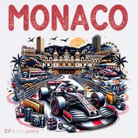 Formula Monaco City Monte Carlo Circuit Racetrack Travel Women's Tank Top thumb 5