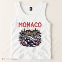 Formula Monaco City Monte Carlo Circuit Racetrack Travel Tank Top thumb 2