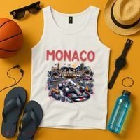 Formula Monaco City Monte Carlo Circuit Racetrack Travel Tank Top thumb 4