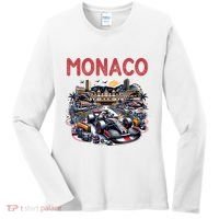 Formula Monaco City Monte Carlo Circuit Racetrack Travel Women's Long Sleeve Shirt thumb 0