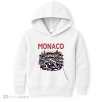 Formula Monaco City Monte Carlo Circuit Racetrack Travel Kids Hoodie thumb 0