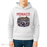 Formula Monaco City Monte Carlo Circuit Racetrack Travel Kids Hoodie thumb 4