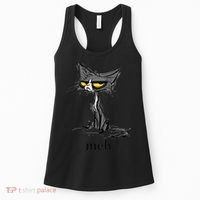 Funny Meh Cat Gift For Cat Lovers Women's Tank Top thumb 0