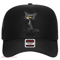 Funny Meh Cat Gift For Cat Lovers Hat thumb 0