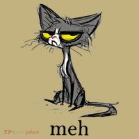 Funny Meh Cat Gift For Cat Lovers Sweatshirt thumb 2