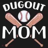 Funny Mom Dugout Mom Baseball Cool Baseball Mom Backpack thumb 2