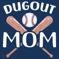 Funny Mom Dugout Mom Baseball Cool Baseball Mom Women's Hoodie thumb 2