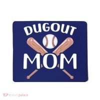 Funny Mom Dugout Mom Baseball Cool Baseball Mom Mousepad thumb 0