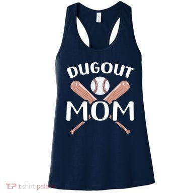 Funny Mom Dugout Mom Baseball Cool Baseball Mom Women's Tank Top