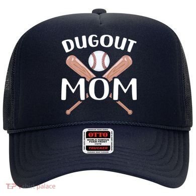 Funny Mom Dugout Mom Baseball Cool Baseball Mom Hat