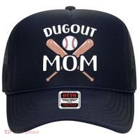 Funny Mom Dugout Mom Baseball Cool Baseball Mom Hat thumb 0