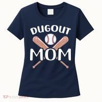 Funny Mom Dugout Mom Baseball Cool Baseball Mom Women's T-Shirt thumb 0