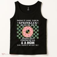 Funny Mothers Day Assistant Principal Mom Vice Principal Tank Top thumb 2