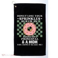 Funny Mothers Day Assistant Principal Mom Vice Principal Golf Towel thumb 0