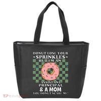 Funny Mothers Day Assistant Principal Mom Vice Principal Tote Bag thumb 0