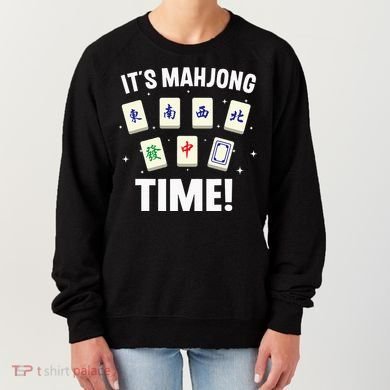 Funny Mahjong Design For Mahjong Game Player Lover Women's Sweatshirt