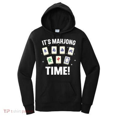 Funny Mahjong Design For Mahjong Game Player Lover Women's Hoodie