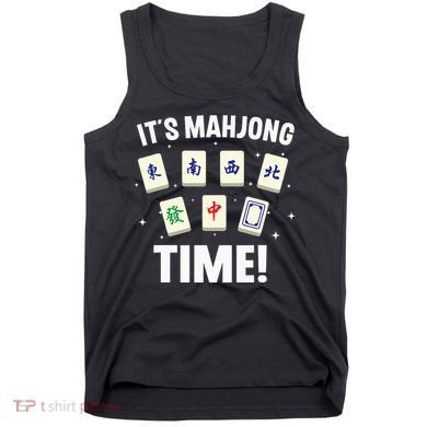 Funny Mahjong Design For Mahjong Game Player Lover Tank Top