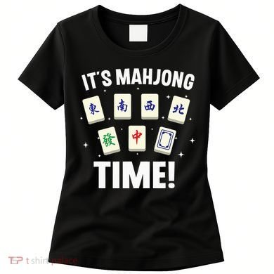 Funny Mahjong Design For Mahjong Game Player Lover Women's T-Shirt