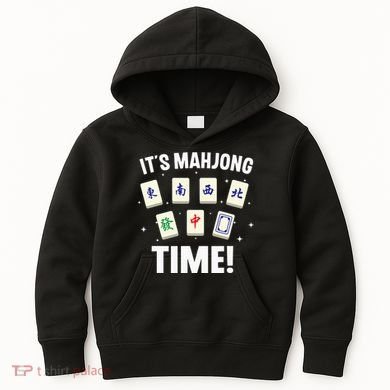 Funny Mahjong Design For Mahjong Game Player Lover Kids Hoodie