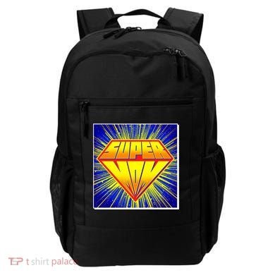 Funny Mother's Day Super Mom Pop Art Comic Panel Backpack