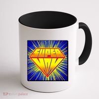 Funny Mother's Day Super Mom Pop Art Comic Panel Coffee Mug thumb 1