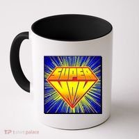 Funny Mother's Day Super Mom Pop Art Comic Panel Coffee Mug thumb 0
