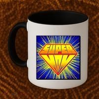 Funny Mother's Day Super Mom Pop Art Comic Panel Coffee Mug thumb 2