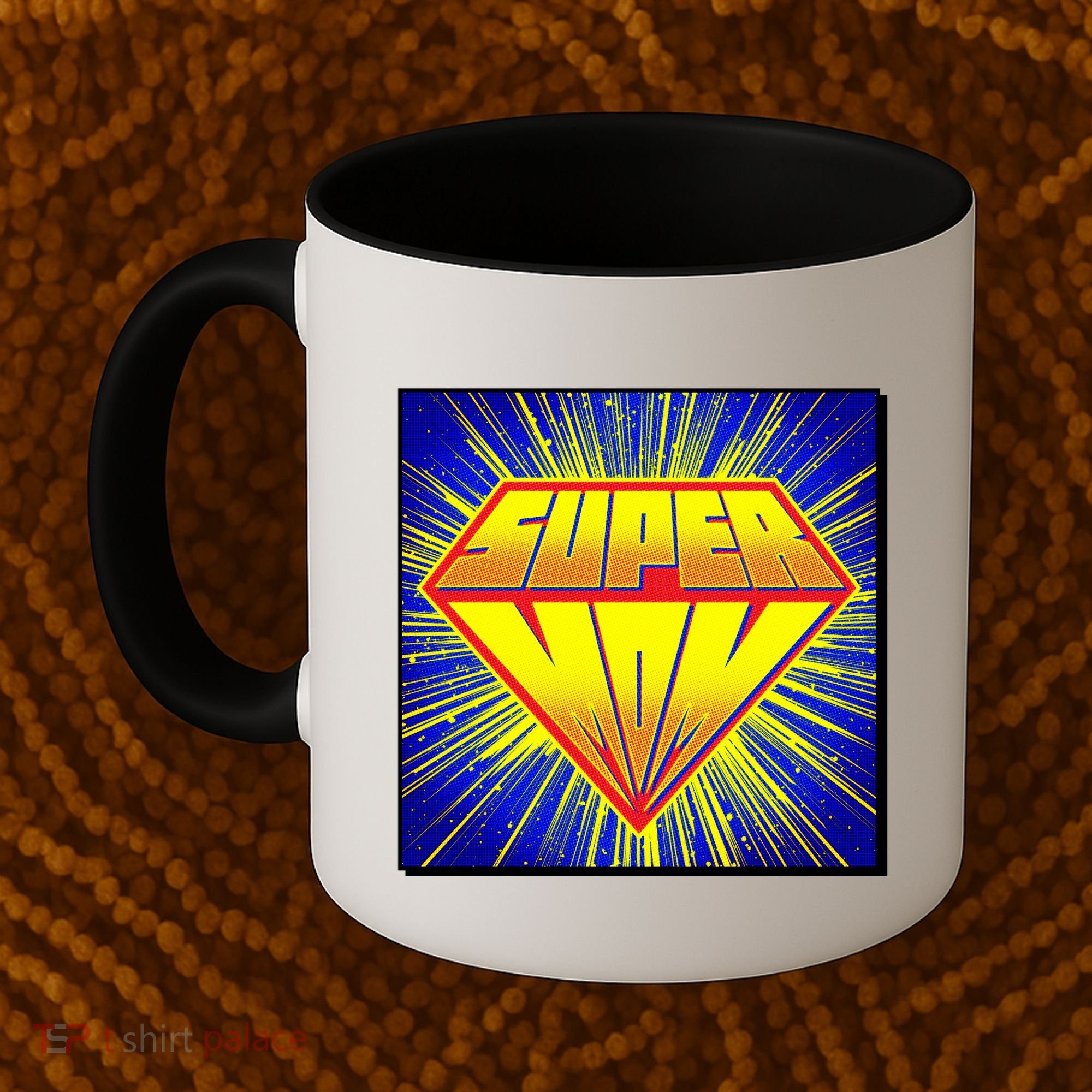 Funny Mother's Day Super Mom Pop Art Comic Panel Coffee Mug