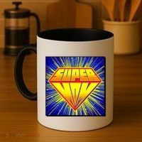 Funny Mother's Day Super Mom Pop Art Comic Panel Coffee Mug thumb 4