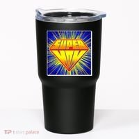 Funny Mother's Day Super Mom Pop Art Comic Panel Tumbler thumb 0