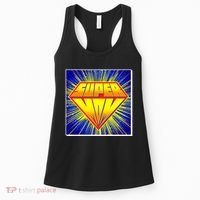 Funny Mother's Day Super Mom Pop Art Comic Panel Women's Tank Top thumb 0