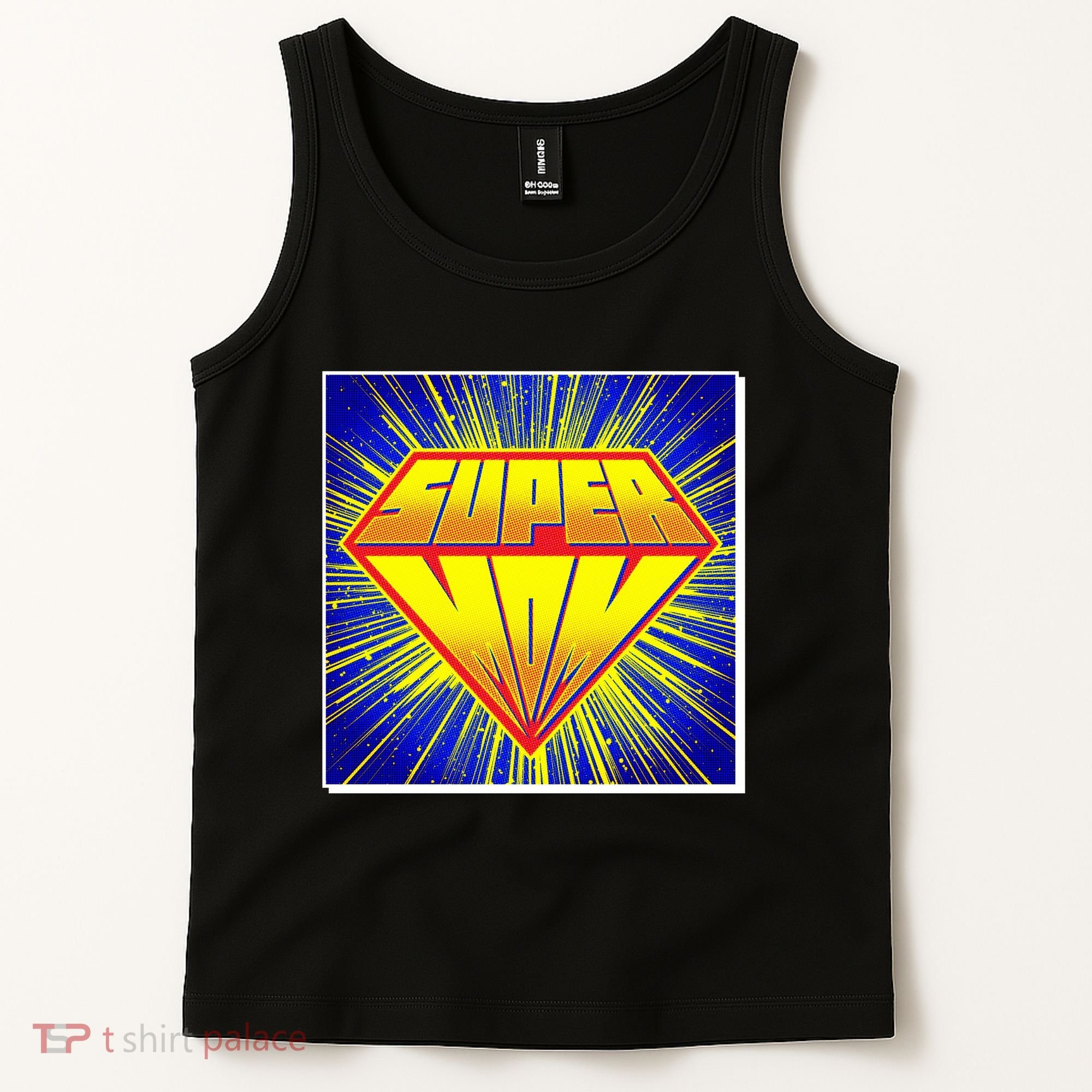 Funny Mother's Day Super Mom Pop Art Comic Panel Tank Top