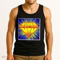 Funny Mother's Day Super Mom Pop Art Comic Panel Tank Top thumb 3