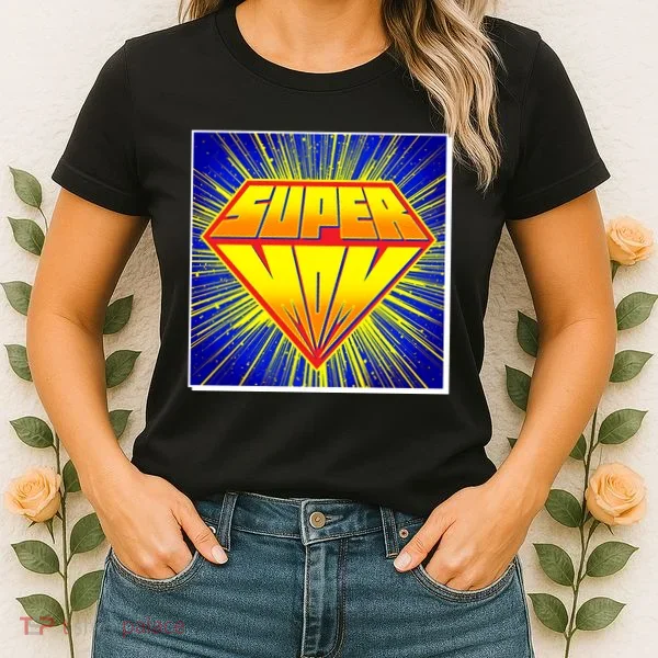 Funny Mother's Day Super Mom Pop Art Comic Panel Women's T-Shirt