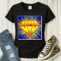 Funny Mother's Day Super Mom Pop Art Comic Panel Women's T-Shirt thumb 3