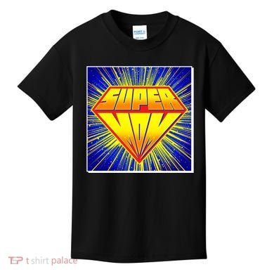 Funny Mother's Day Super Mom Pop Art Comic Panel Kids T-Shirt