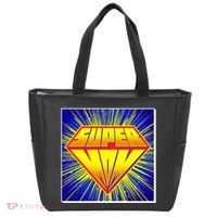 Funny Mother's Day Super Mom Pop Art Comic Panel Tote Bag thumb 0