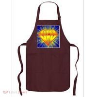 Funny Mother's Day Super Mom Pop Art Comic Panel Apron thumb 0
