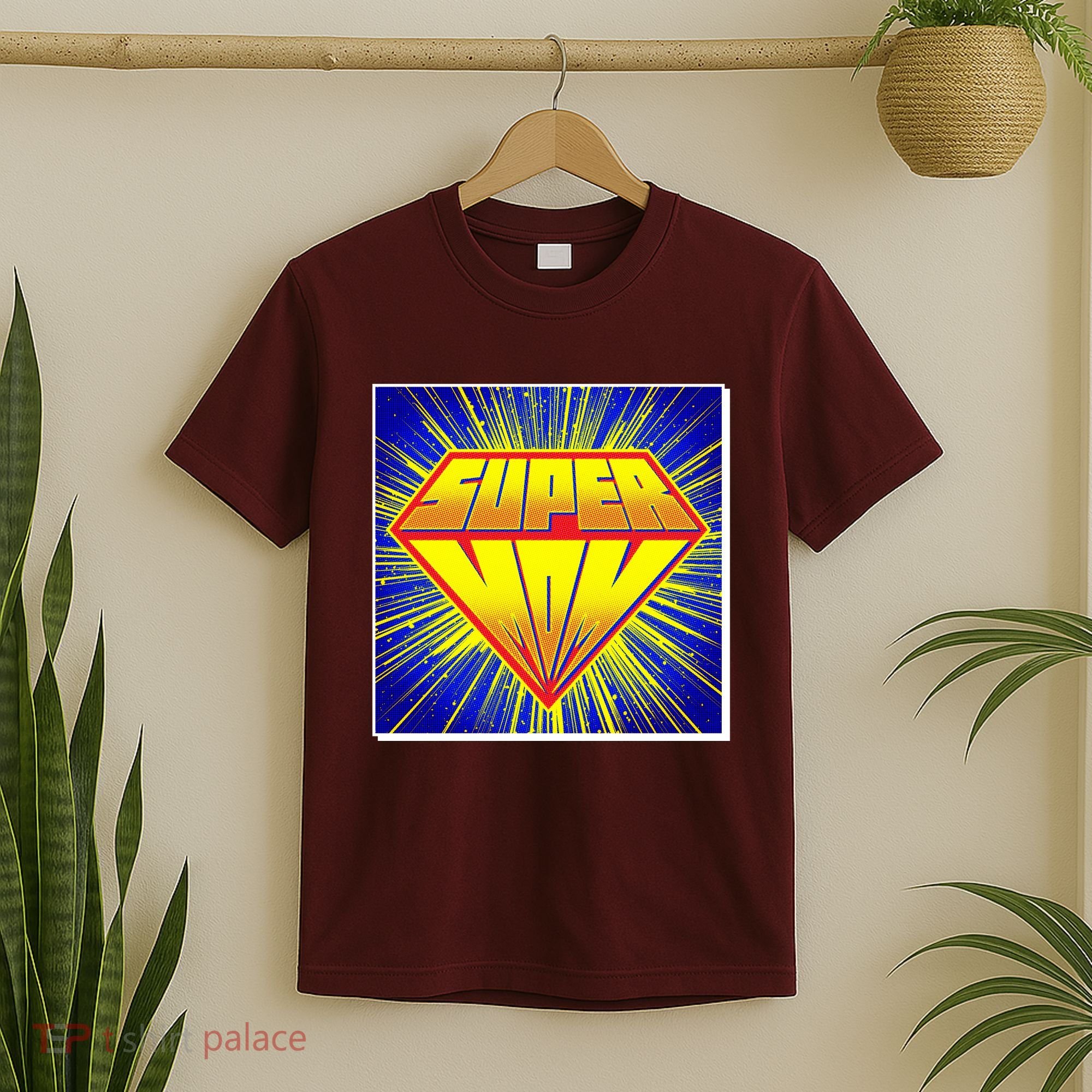 Funny Mother's Day Super Mom Pop Art Comic Panel T-Shirt