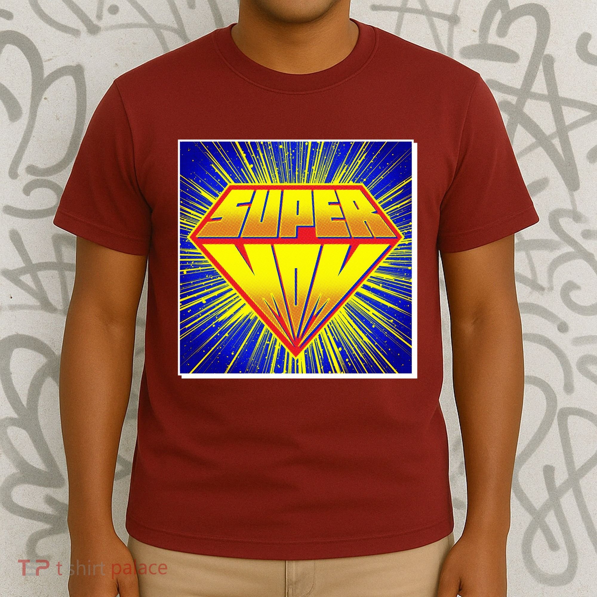 Funny Mother's Day Super Mom Pop Art Comic Panel T-Shirt