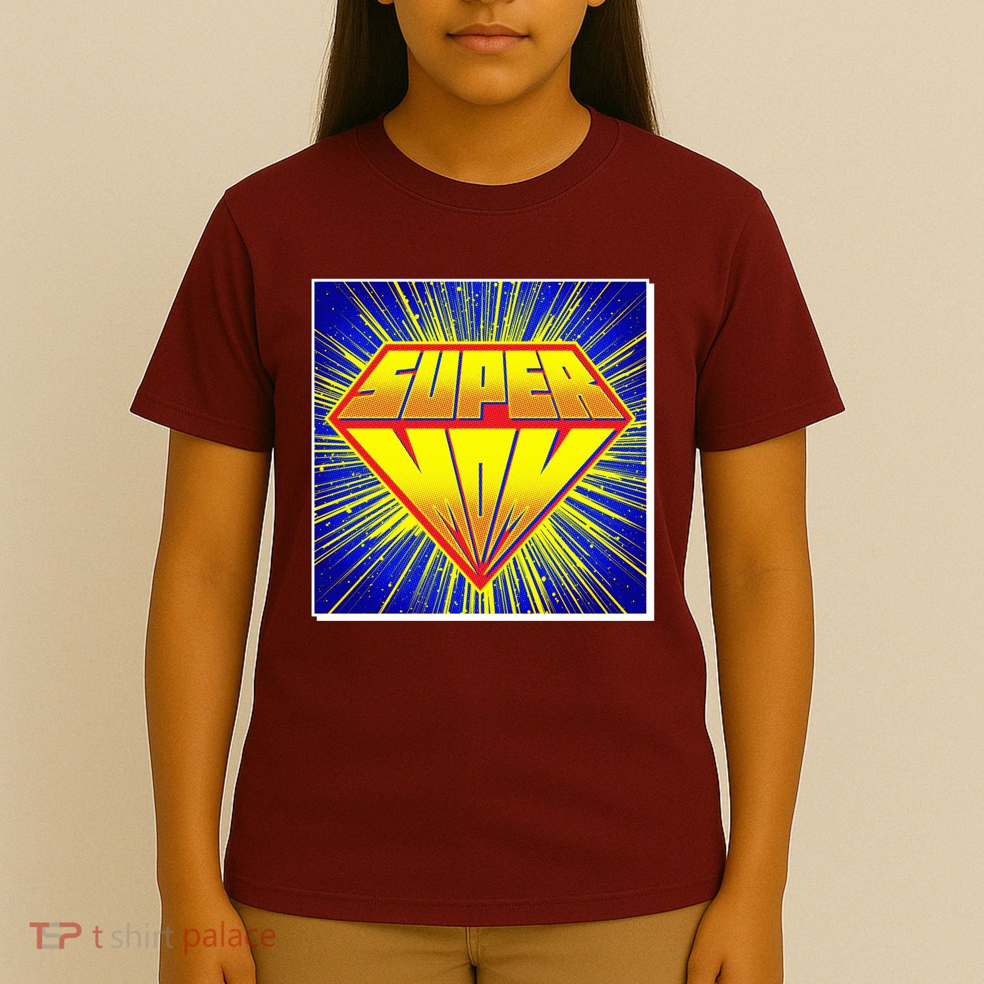 Funny Mother's Day Super Mom Pop Art Comic Panel T-Shirt