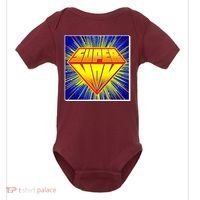 Funny Mother's Day Super Mom Pop Art Comic Panel Baby Bodysuit thumb 0