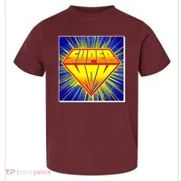 Funny Mother's Day Super Mom Pop Art Comic Panel Toddler T-Shirt thumb 0