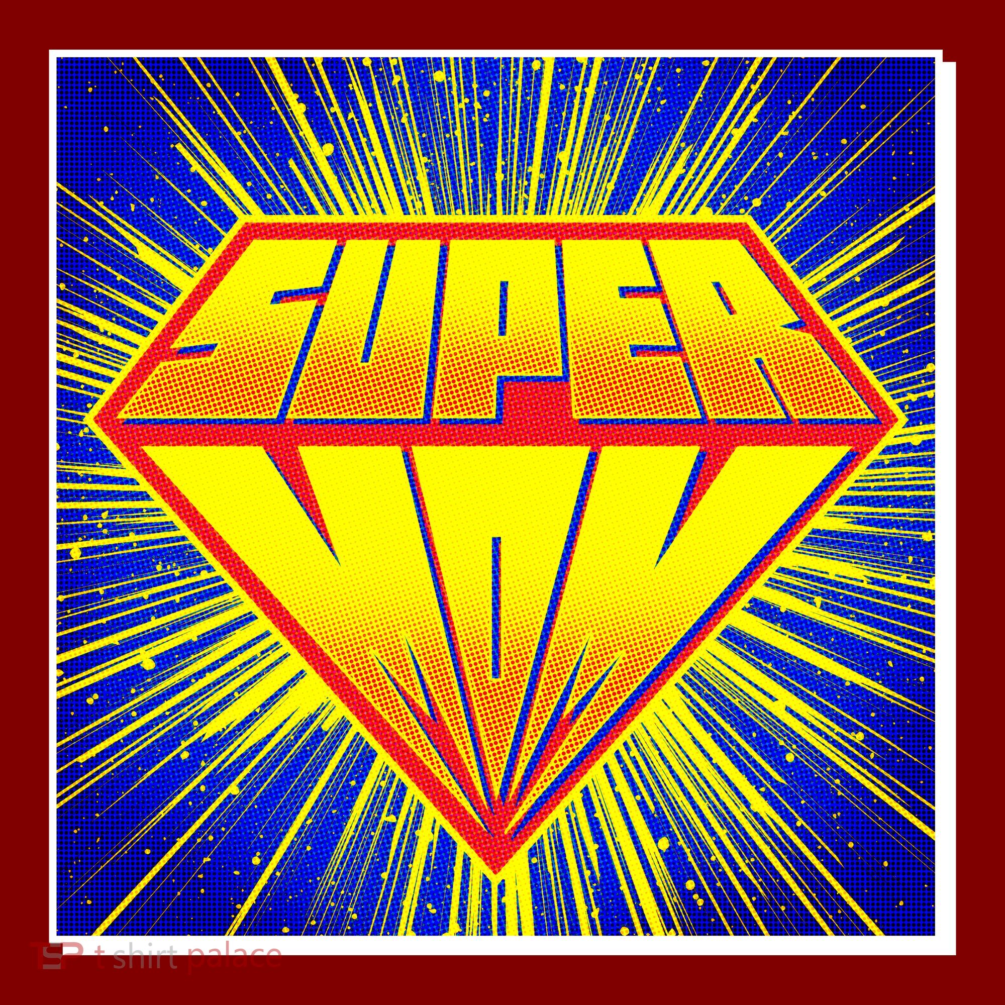 Funny Mother's Day Super Mom Pop Art Comic Panel Toddler T-Shirt