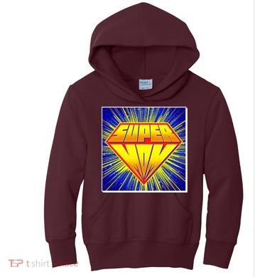 Funny Mother's Day Super Mom Pop Art Comic Panel Kids Hoodie