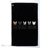 Frenchie Mama Dog Mom Funny French Bulldog Mama Gift Golf Towel thumb 0