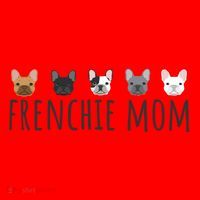 Frenchie Mama Dog Mom Funny French Bulldog Mama Gift Santa Hat thumb 1
