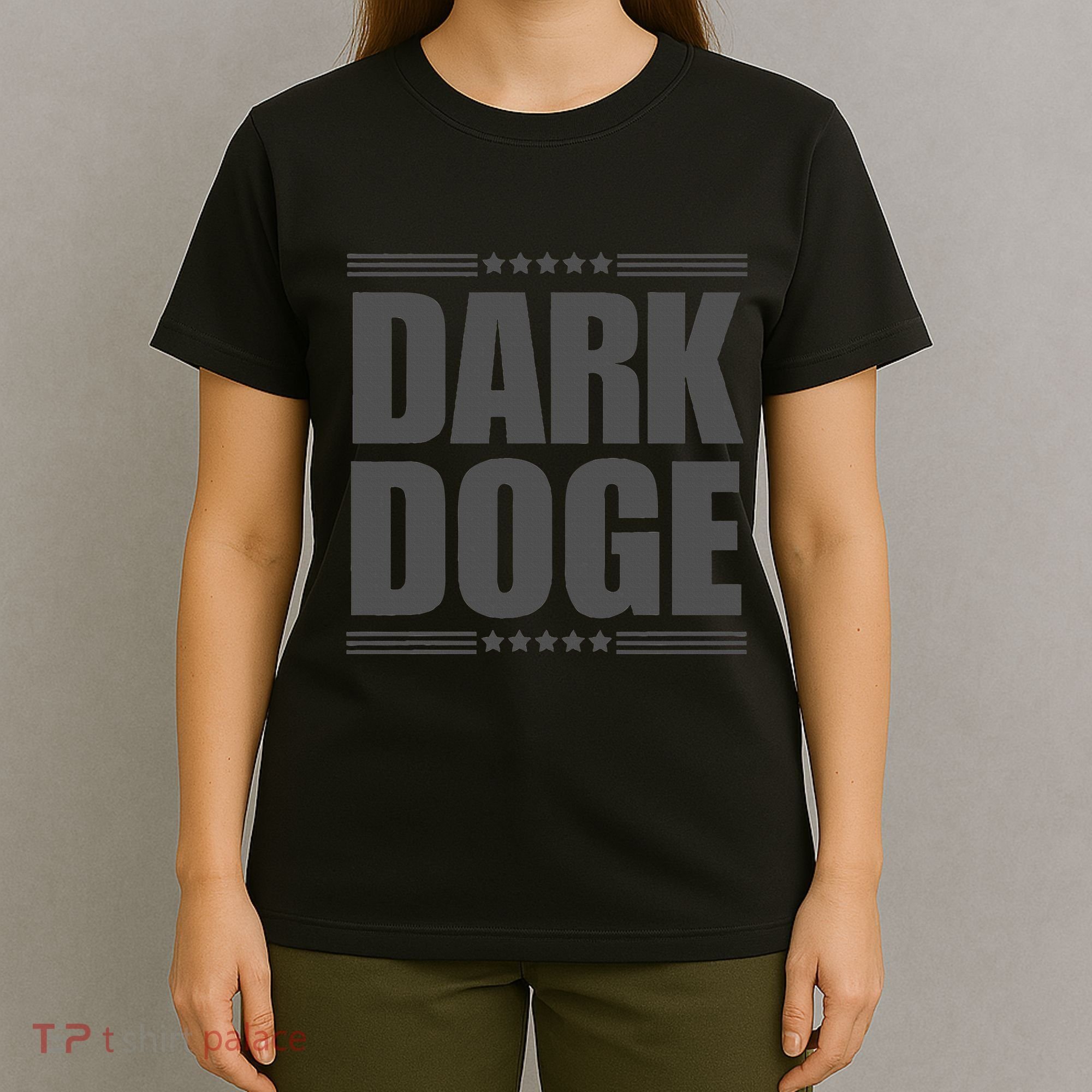 Funny! Maga Dark Doge Elon Vivek Blackout Maga Dark Doge T-Shirt