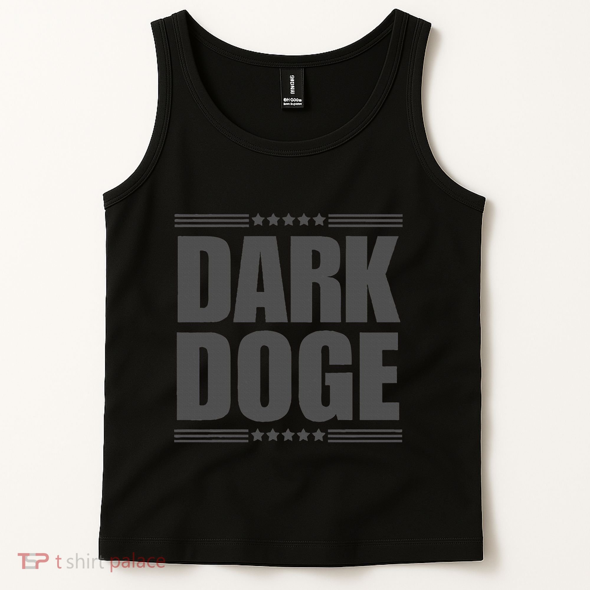 Funny! Maga Dark Doge Elon Vivek Blackout Maga Dark Doge Tank Top